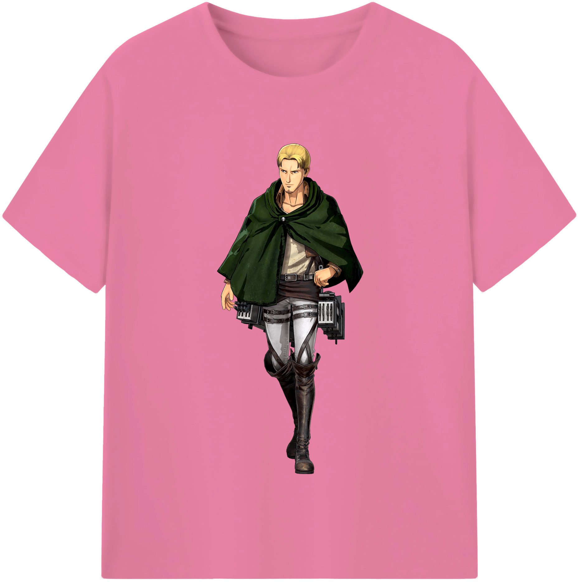 （画像用） 進撃の巨人 Attack on Titan 綿100％半袖Tシャツ（フロントプリント）